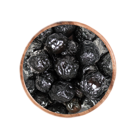 DRIED BLACK PLUMS 200G