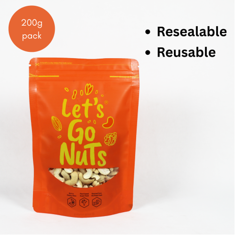CASHEWNUT W240 SPLITS 200G